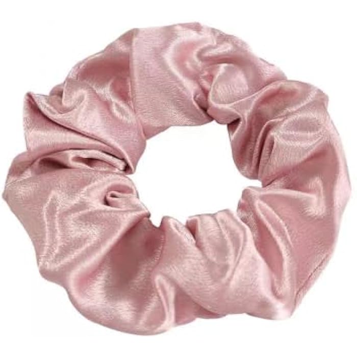 Satin Hair Eraser Set of 6 Large Size Elastics for Women and Girls Soft Elasticized Anti Tangle Hold Hold for All Daily Styles, Formal and Social Occasions - Image 5